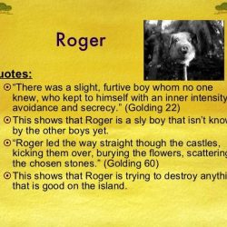 Roger quotes lord of the flies