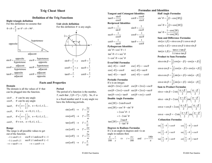 Quiz 6-1 basic trigonometric identities/proving trigonometric identities